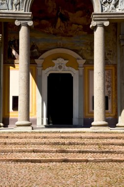  İtalya lombardy Ferrara eski kilisede tuğla kapalı 