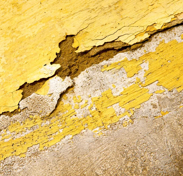 Жовтий за текстурою стіна і марокко Африка абстрактні — стокове фото