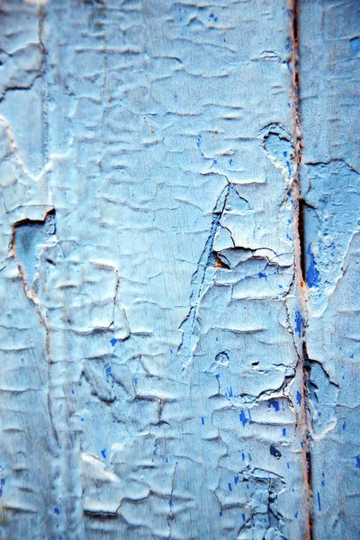 Verschmutzte Farbe in Holz und Nagel — Stockfoto