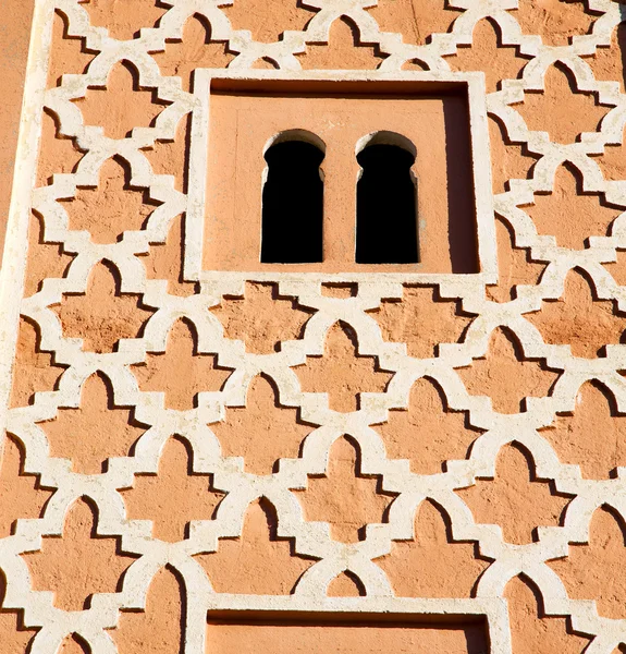 Muslim o símbolo de história em morocco abstrato — Fotografia de Stock