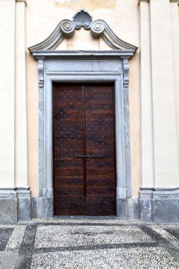  İtalya lombardy somma içinde tuğla kule adım kapalı    