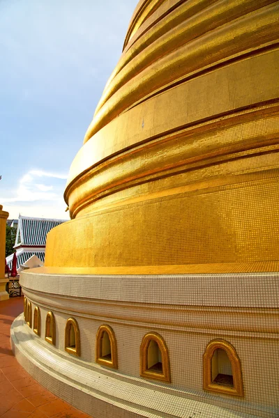 Tempio d'oro in Thailandia Bangandese — Foto Stock