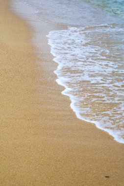 Asya Tayland kho tao bay soyut ıslak kum  