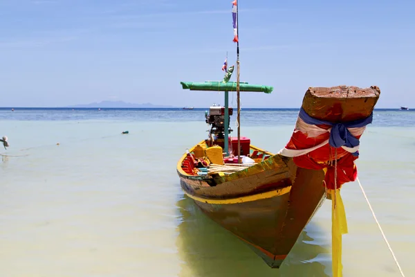 Proa en bahía de kho tao Asia —  Fotos de Stock