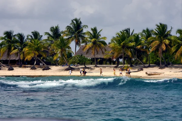 Casa de cabina de costa — Foto de Stock