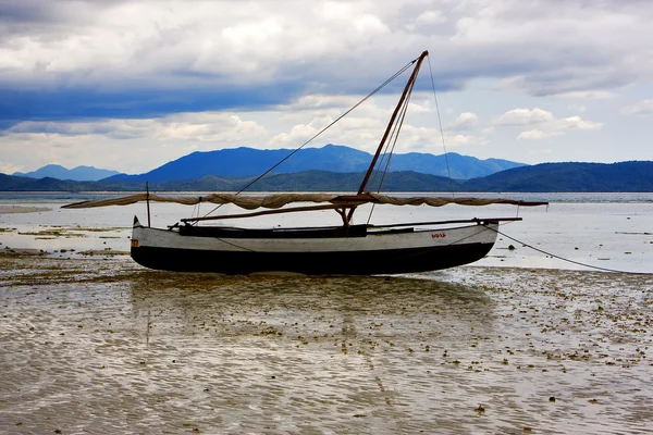 Hill lagoon and coastline — Stock Photo, Image