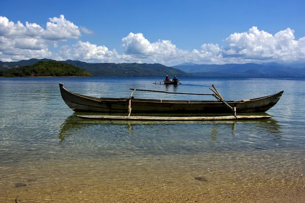 Boats in madagascar land — Stock Photo, Image