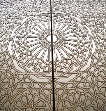 gri metal paslı Fas Afrika eski ahşap cephe ho