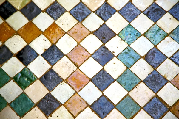 Resumo morocco em azulejo africano — Fotografia de Stock