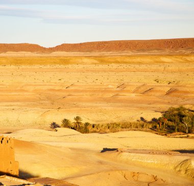 Afrika Fas eski inşaat ve tarihsel VILL tepe