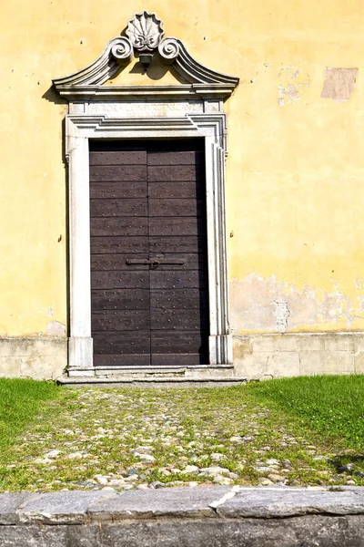 Gras arsago seprio geschlossenes Holz lombardy — Stockfoto