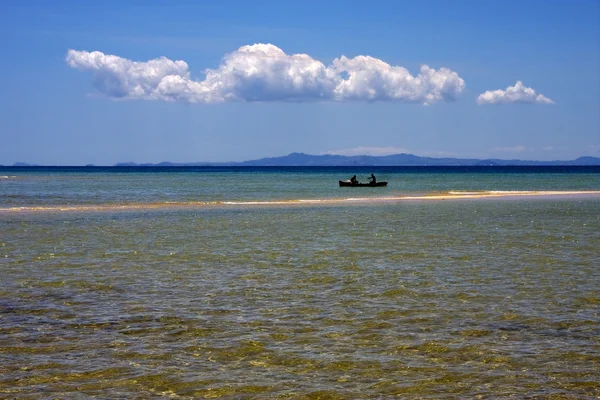 Boat near the sand — Stock Photo, Image