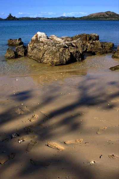 Fußstapfen in der Kisimamy Bay — Stockfoto