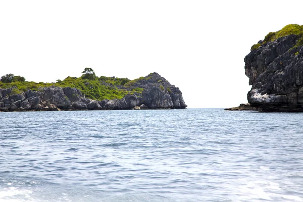 水南のタイ kho t でブルーラグーン石 — ストック写真