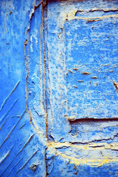 Βρώμικο απομισχωμένου μπογιά σε μπλε χρυσού — Φωτογραφία Αρχείου