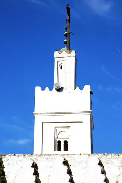 Muzułmańskich symbol historii w Afryce minaret religii i — Zdjęcie stockowe