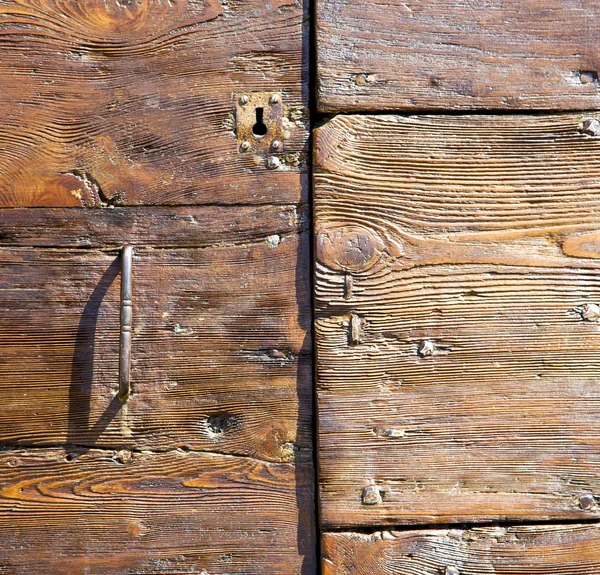 Varese sumirago astratto legno chiuso lombardia italia — Foto Stock