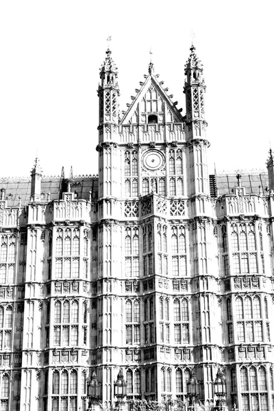 В старом здании исторического парламента Лондона — стоковое фото