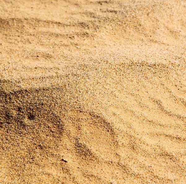 Pęknięty piasku w Maroko Afryka pustynia streszczenie makro — Zdjęcie stockowe