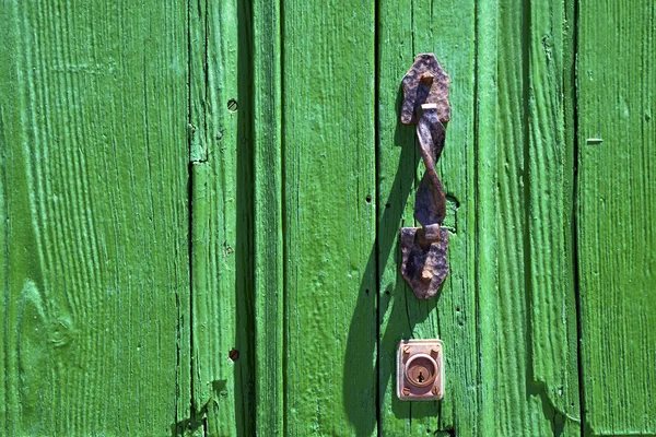 Brown knocker in a lanzarote abstract  spain — Stock Photo, Image