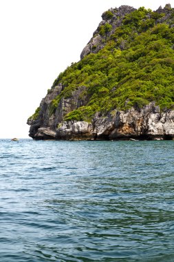    Tayland kho phangan Bay taş su sou soyut