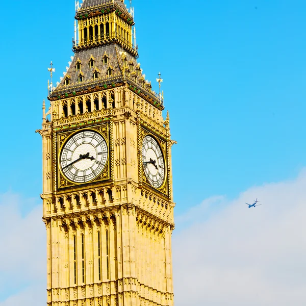 Londýnské big ben a historické staré stavební Anglie ve věku cit — Stock fotografie