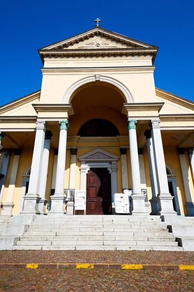 Budynek starej architektury we Włoszech Mediolan religii światło słoneczne — Zdjęcie stockowe