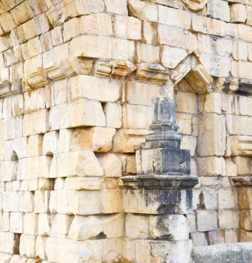 Volubilis Fas Afrika eski Roma bozulan anıt 