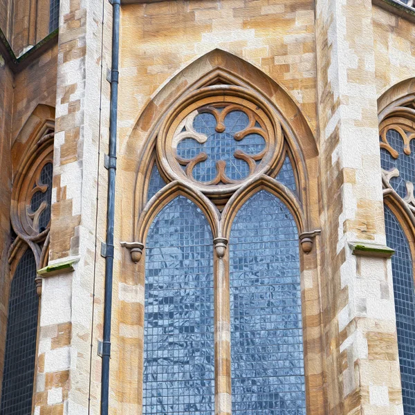 Catedral westminster em Londres Inglaterra construção antiga e — Fotografia de Stock