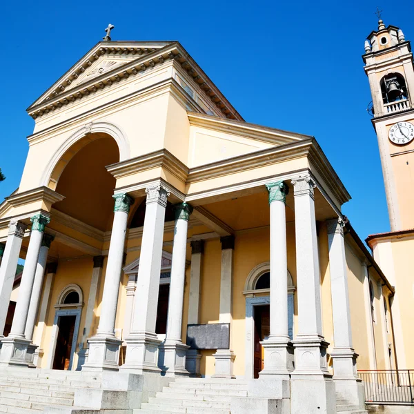 Column old architecture in italy europe milan religion       and — Stock Photo, Image