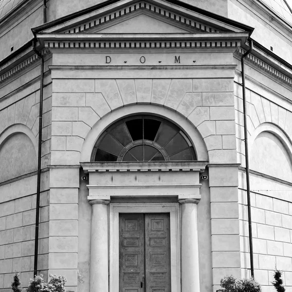 Column old architecture in italy europe milan religion       and — Stock Photo, Image