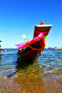 tekne ise Asya kho tao Bay Tayland sout kayalar