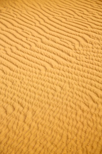 A duna de areia marrom em um deserto de morocco — Fotografia de Stock