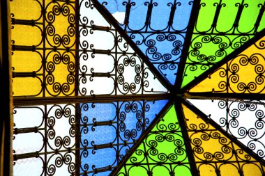   Cam ve Fas Afrika pencere ışık güneş