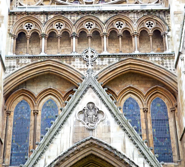 Catedral de Westminster en Londres Inglaterra antigua construcción y — Foto de Stock