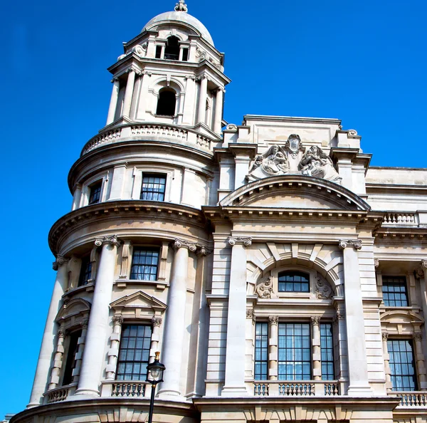 Außen alte architektur in england london europe wall and hist — Stockfoto