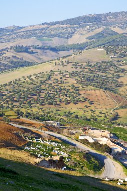 Mezarlık Köyü Fas Afrika  