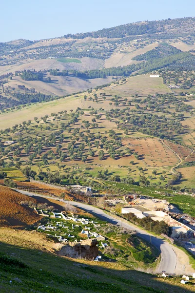 Mezarlık Köyü Fas Afrika  