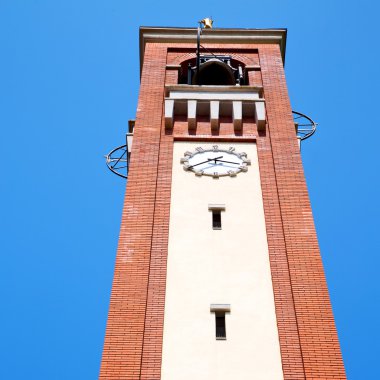 Eski Saat Kulesi İtalya Avrupa eski taş ve çan