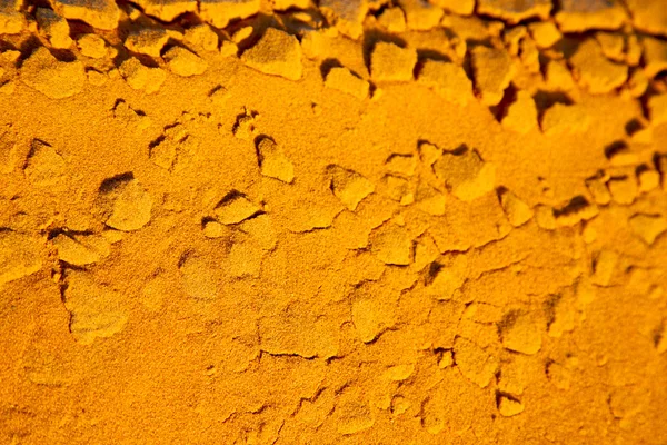 Ραγισμένα άμμο στο Μαρόκο Αφρικής μακροεντολής — Φωτογραφία Αρχείου
