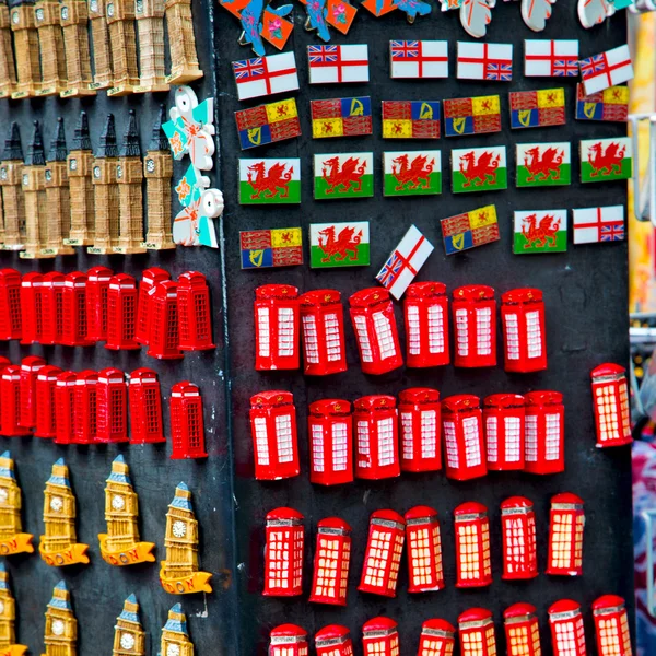 Souvenir i england london föråldrade box klassisk brittisk ikon — Stockfoto