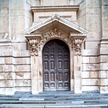 kapı st paul Katedrali Londra england eski yapılar ve re