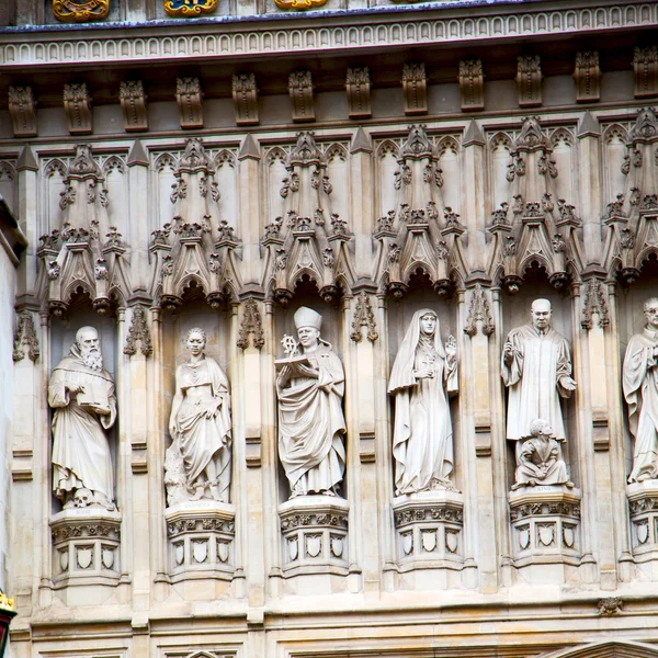 Marbre historique et statue dans la vieille ville de Londres — Photo