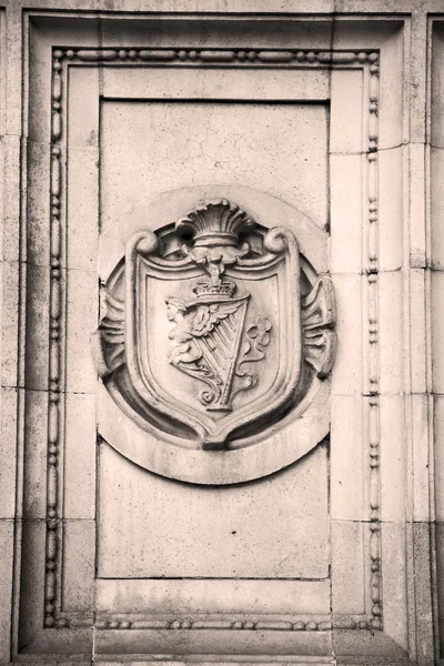 Mármol y estatua en la ciudad vieja de Londres Inglaterra —  Fotos de Stock