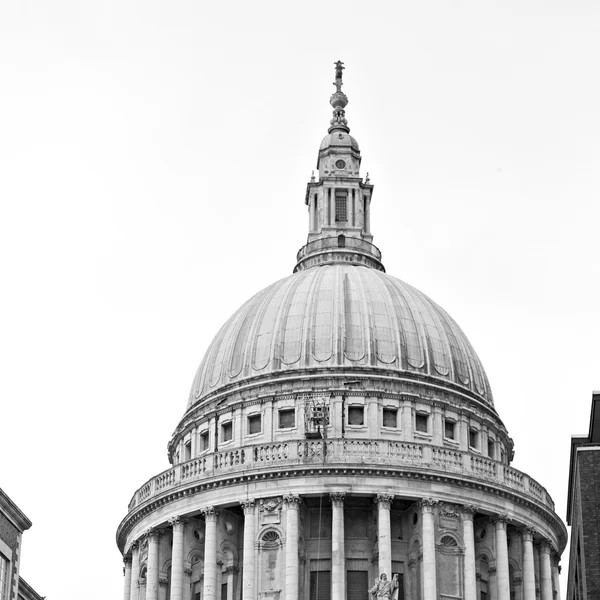 在伦敦的圣保罗大教堂英国老建筑和宗教 — 图库照片
