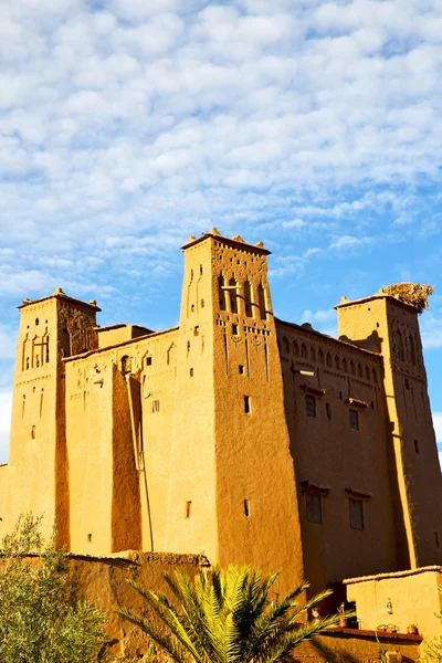 Afrika in Marokko alte Bauten und Dörfer — Stockfoto