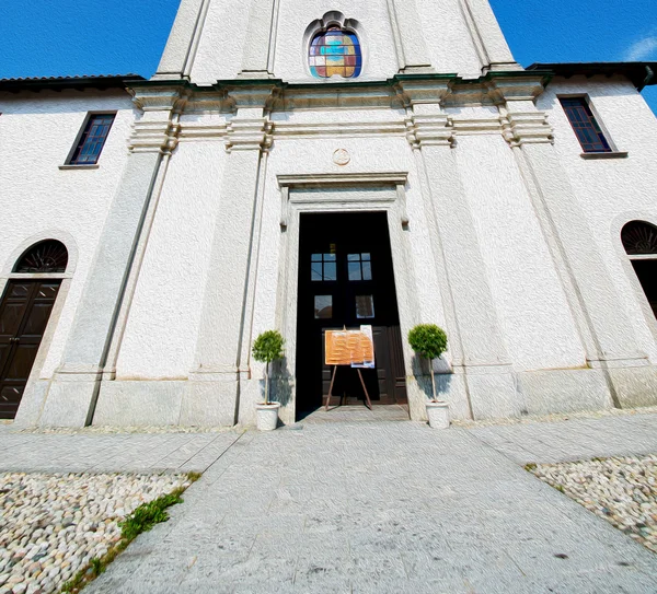 Hermosa arquitectura antigua en italia europa milan religion y su — Foto de Stock