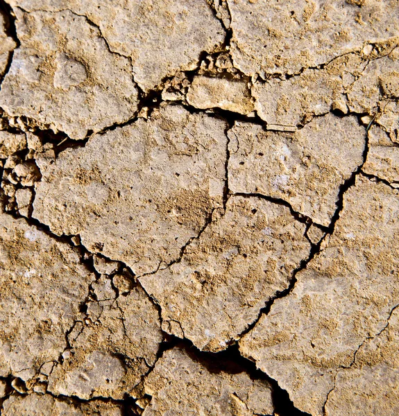 Sable brun sec dans le désert du Sahara Maroc érosion africaine et abstention — Photo