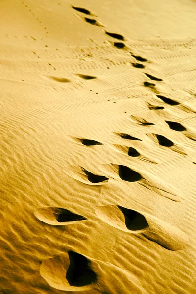 Marrone sabbia duna passo deserto marocco — Foto Stock