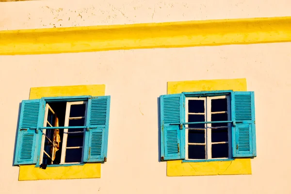 Azul em Marrocos África — Fotografia de Stock